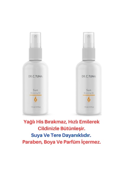 Farmasi Dr. C.Tuna Sun SPF6 Bronzlaştırıcı Yağ 2 x 115 ML