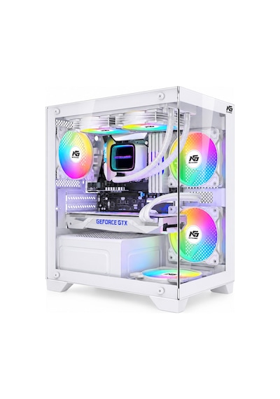 Orion Elite 4x Tuştan Değişen Rgb Fanlı M-atx Boş Bilgisayar Kasası Beyaz