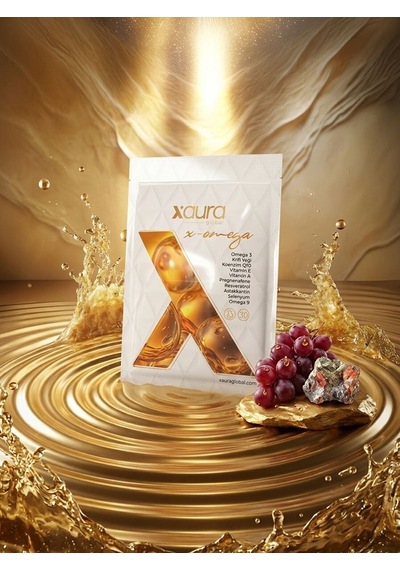 Aura X-omega Transdermal Wellness Bandı Omega 3-9, Krill Yağı, Koenzim Q10, Resveratrol