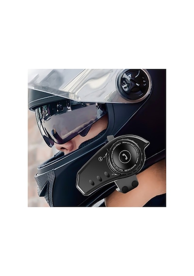 Motosiklet Kask Bluetooth Kulaklık Interkom Su Geçirmez Kablosuz Mikrofonlu Moto Intercomunicador
