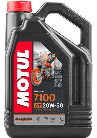 Motul 7100 4T 20W-50 Motosiklet Motor Yağı 4 L