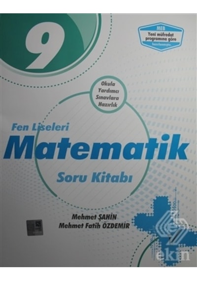 2019 9. Sınıf Fen Liseleri Matematik Soru Kitabı/Mehmet