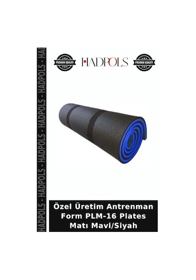 Özel Üretim Antrenman Form Plm-16 Plates Matı Mavi/siyah Mavi - Siyah