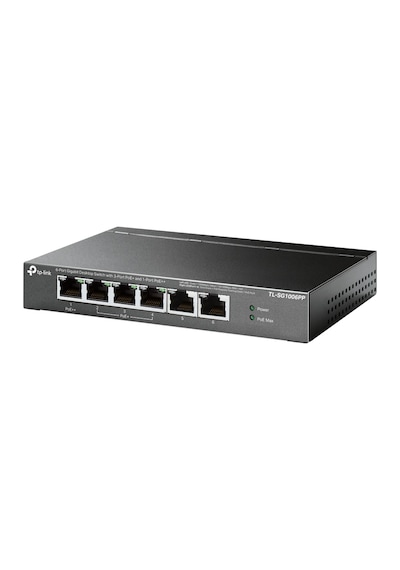 Tp-lınk Tl-sg1006pp, 6 Port, Gigabit, 4 Port Poe 64w, Yönetilemez, Metal Kasa, Masaüstü Switch