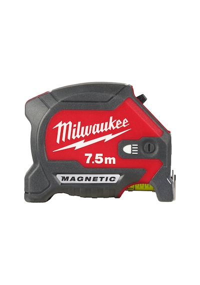 Milwaukee Manyetik Şerit Metre Led Işıklı 7.5mt 4932492469 7.5 M