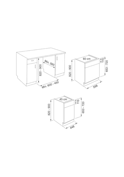 Franke FDWS 614 D8P DOS E 8 Programlı 14 Kişilik Ankastre Bulaşık Makinesi