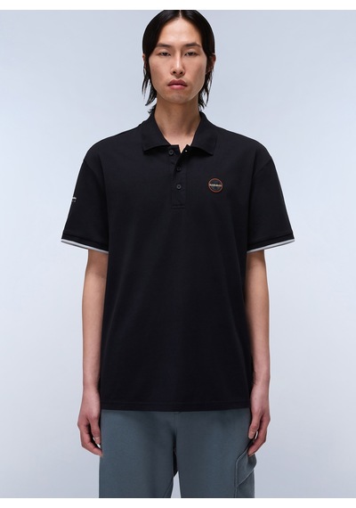 Napapijri Napapıjrı Siyah E-badge Sum Erkek T-shirt Np0a4ıda0411