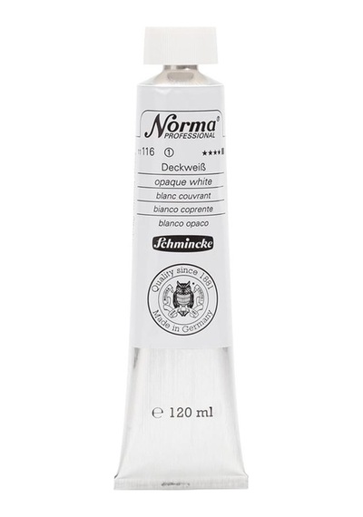 Schmincke Norma Profesyonel Yağlı Boya 120 ML 116 Opaque White
