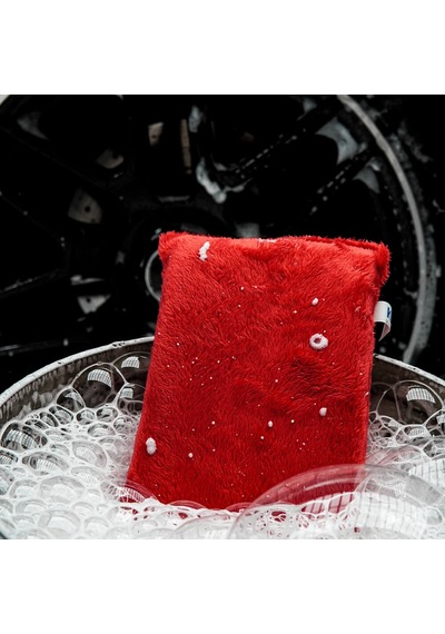 Klın Softy Wash Pad Yumuşak Tüylü Araç Yıkama Padi Kırmızı - 22