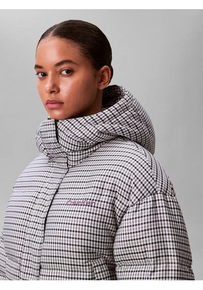 Calvin Klein Yd Nylon Insulated D, 5ge Siyah Kadın Mont