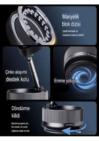 Atd 360 Mekanizmalı Katlanabilir Araç, Ev Ve Ofis İçi Telefon &