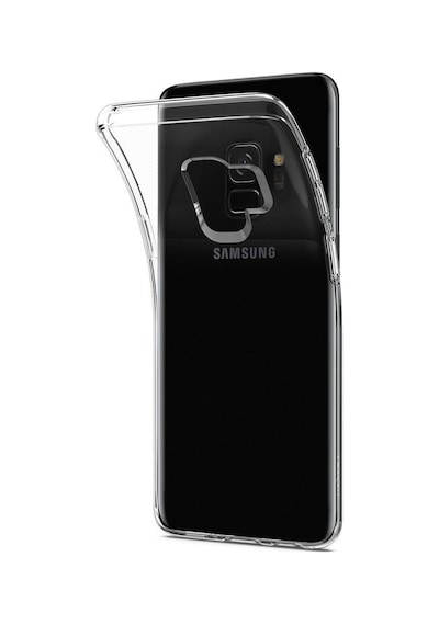 Spigen Galaxy Uyumlu S9 Kılıf Liquid Crystal 4 Tarafı Koruma Crystal Clear