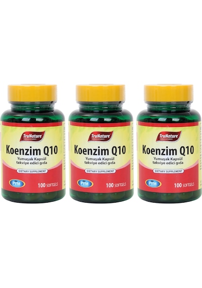 Trunature Coenzyme Q10 Royal Jelly Omega 3 3X100 Softgel Koenzim