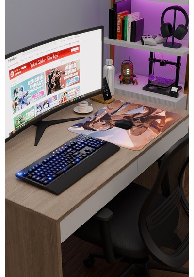 Cyno Genshin Impact Anime Gacha V2 - 48x40 Xl Gaming Mouse Pad Fare Altlığı