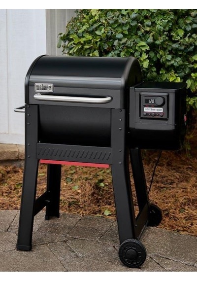 Weber 1500810 Smoque 22 Peletli Dumanlı Barbekü / Smoker-197 Siyah