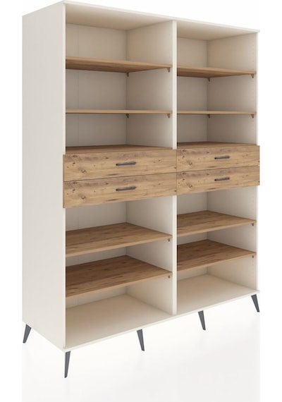Kronos Gardrop 10 Raflı 4 Çekmeceli 176x59x221 Aytaşı-çam Beyaz Kronos Gardrop 10 Raflı 4 Çekmeceli 176x59x221 Aytaşı-çam Beyaz