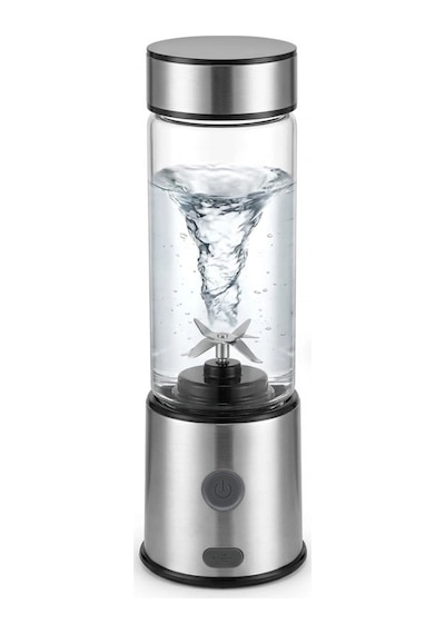 Mey İthalat Taşınabilir Cam Blender 450 Ml 350 Ml Çift Hazneli Smoothie Blender Çok Renkli