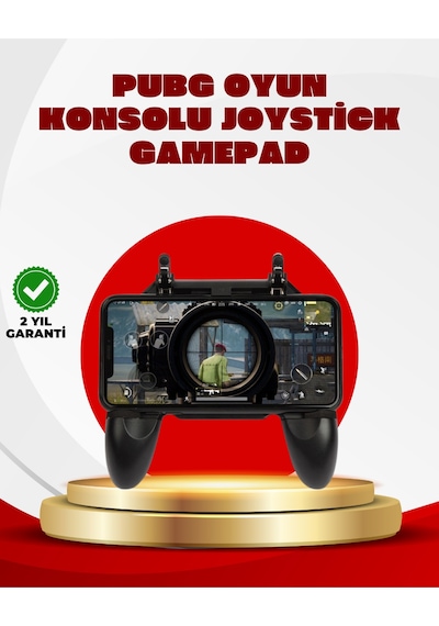 Pubg Mobile Uyumlu Joystick Ve Parmak Tetikli Oyun Gamepadi - Lisinya