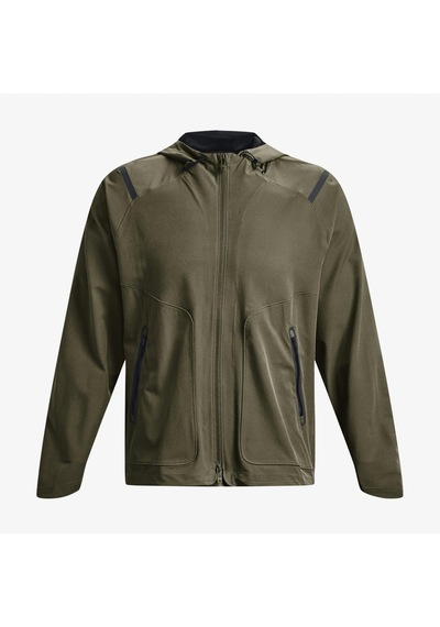 Under Armour Unstoppable Erkek Yeşil Rüzgarlık Düz 1370494 Yeşil