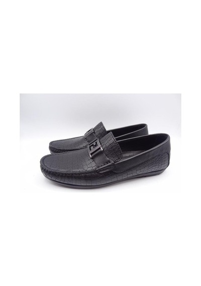 King Paolo King Shoes 4013 Yazlık Erkek Ayakkabı Siyah