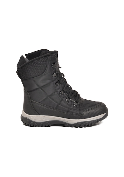 Siyah Polarlı Kaymaz Taban Soğuğa Dirençli Unisex Çocuk Bot Felix F Siyah