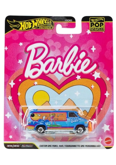 Hot Wheels Premium Custom Gmc Panel Van / Barbie Model Araba - Pop Culture Çok Renkli