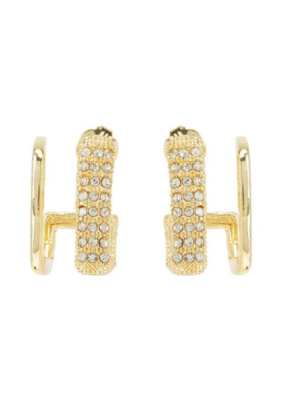 Zirkon Taşlı Kadın Kare Küpe Gold - 621837251 Gold