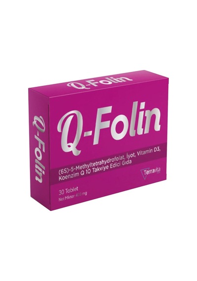Q-Folin Koenzim Q 10 Takviye Edici Gıda 30 Tablet