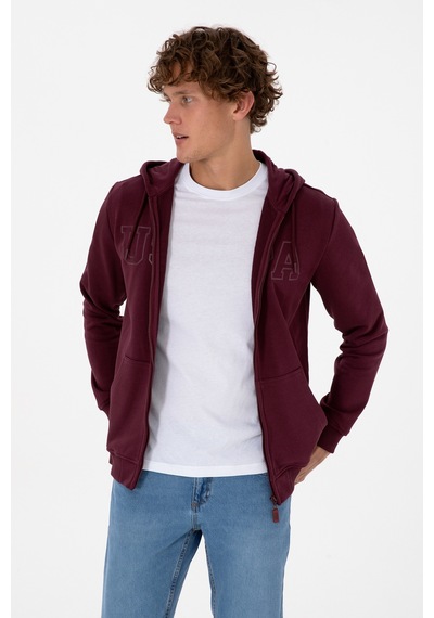 U.s. Polo Assn. Erkek Plum Hırka Örme 50313719-vr177 New Plum