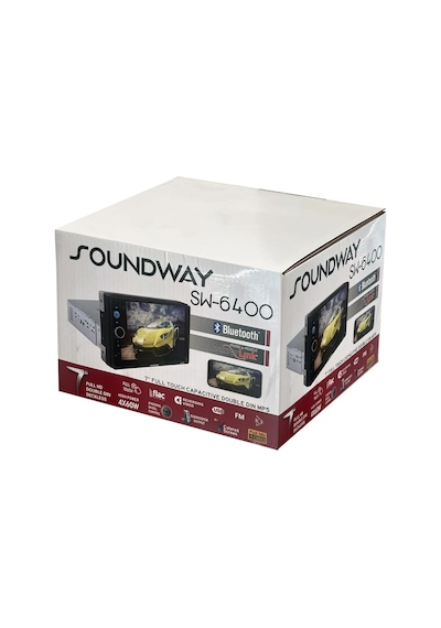 Soundway Sw-6400 Araç Oto Double Teyp Single Dın 7 İnç 4x60w