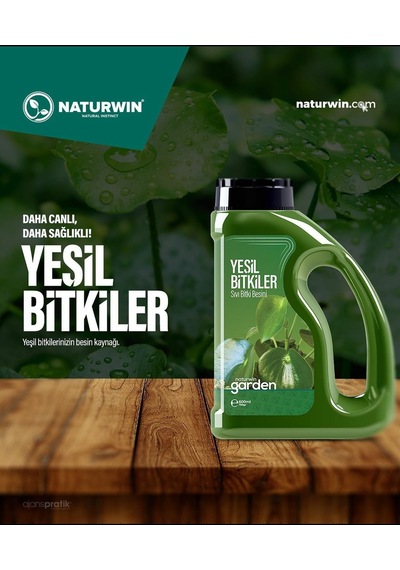 Naturwin Garden Yeşil Bitkiler Bitki Besini Vitamin 600 ML