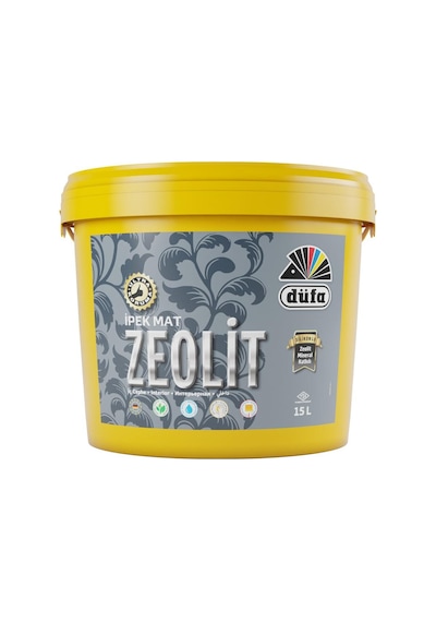 Düfa Zeolit İpek Mat İç Cephe Duvar Boyası 3096 Puslu Gri 15 L