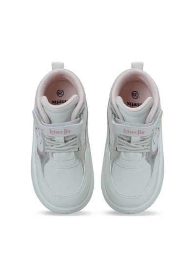 Kinetix Drep Hı B Beyaz Kız Çocuk High Sneaker Beyaz-a Pembe