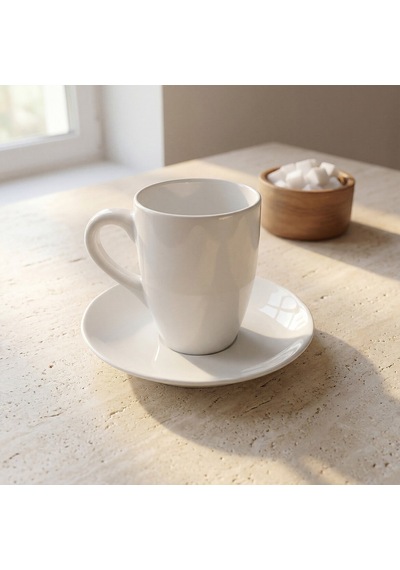 Güral Venedik 2 Parça Tabaklı Mug Bardak Diğer