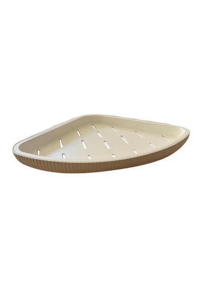 Tr Yapıştırmalı Banyo Köşeliği, Banyo Rafı, Bej, Drenaj Delikli, Delme Gerektirmez Diğer