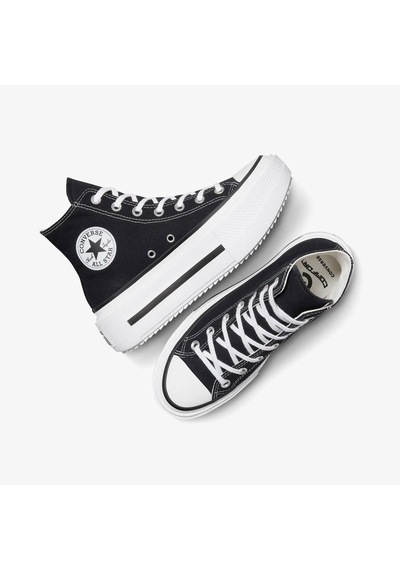 Converse Chuck Taylor All Star Lift Double Stack Kadın Günlük Spor Ayakkabı C-cona12975b10001 Siyah