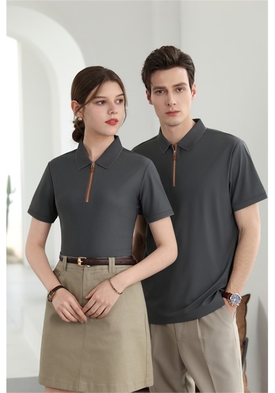 New Performance Premium Polo T-shirt 84% Nylon 16% Spandex Demir Grisi
