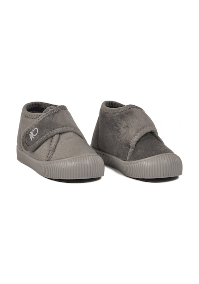 United Colors Of Benetton Gri Cırtlı Unisex Çocuk Günlük Ayakkabı Bnı-32115 P
