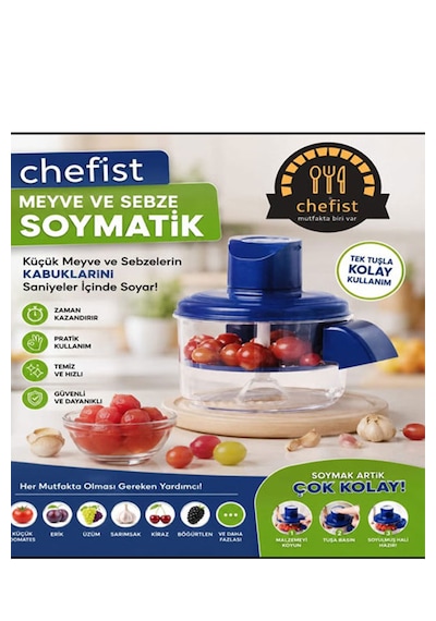 Chefist Aşrrjlı Meyve Ve Sebze Soymatik Çok Renkli
