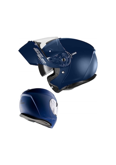 Axxis Gecko Sv Solid Matt Blue Çene Açılır Kask