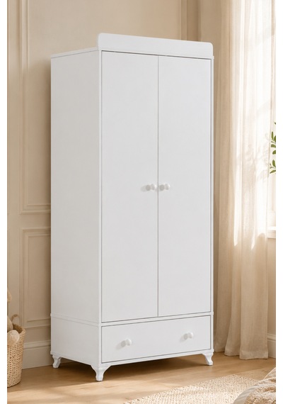 Gardırop, Elegant 2 Kapaklı Çekmeceli Dolap Diğer