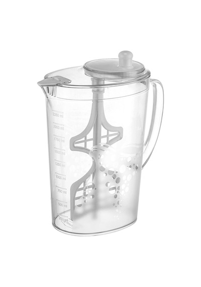 Aqua Mix Şeffaf Plastik Sürahi, Mixer Sürahi, Yayık Ayran Sürahisi
