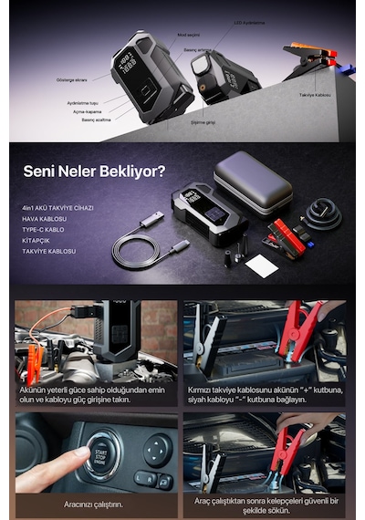 Jump Starter 4in1 16000mah