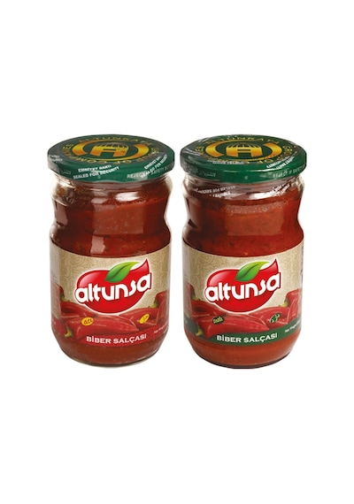 Altunsa Acı Biber Salçası + Tatlı Biber Salçası 2 x 650 G