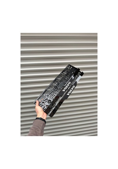 Vipplaka Volvo Uyumlu Ortası Mat Plakalık - 849661330