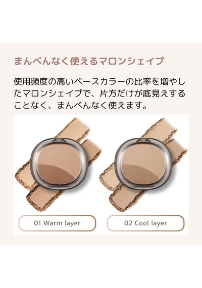 A'pıeu İki Renkli, Soğuk Alt Tonlu Kontür Paleti Juicy-pang Layering Shading 02 Cool Layer Belirtilmemiş