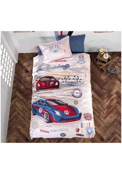 Clasy Tek Kişilik Genç Ranforce Nevresim Takımı Garage