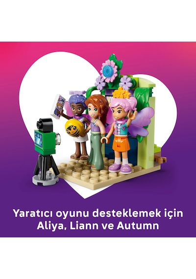 LEGO® Friends Dönen Çiçek ve Peri Fincanı 42702 - 7 Yaş ve Üzeri için Çocuklar 3 Mini Bebek İçeren Oyuncak Yapım Seti (321 Parça)
