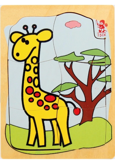 Zürafa Ahşap Puzzle