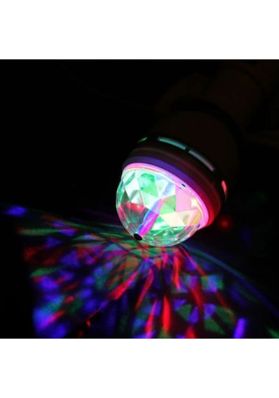 DİSCO BALL LED LİGHT DİSKO IŞIĞI LED RGB DİSKO IŞIK TOPU AMPUL LED IŞIK DÖNEN DİSKO TOPU IŞIKLI  TOP